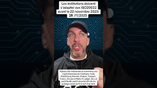 Les institutions doivent s'adapter aux ISO20022avant le 22 novembre 2025!.#bitcon #isoauditor #info
