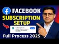 Facebook Subscription Setup | Facebook Subscription Setup Kaise Kare | Facebook Subscriptions