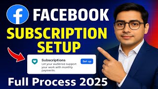 Facebook Subscription Setup Facebook Subscription Setup Kaise Kare Facebook Subscriptions