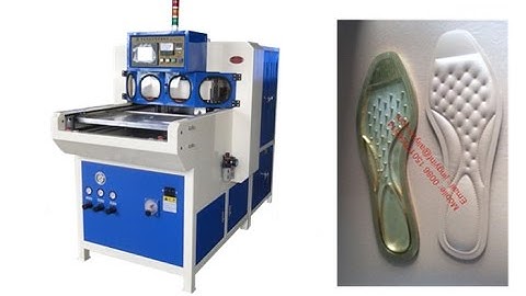 how to use high frequency welding machine do embossing for shoes insole