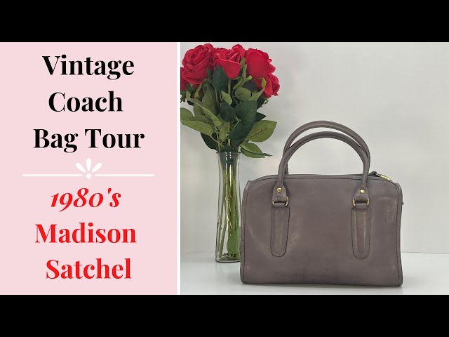 Vintage Coach Bag Tour, NYC Era Madison Satchel Bag