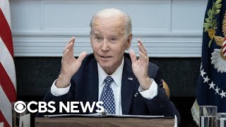 President Biden hosting congressional leaders at the White House to discuss the debt ceiling