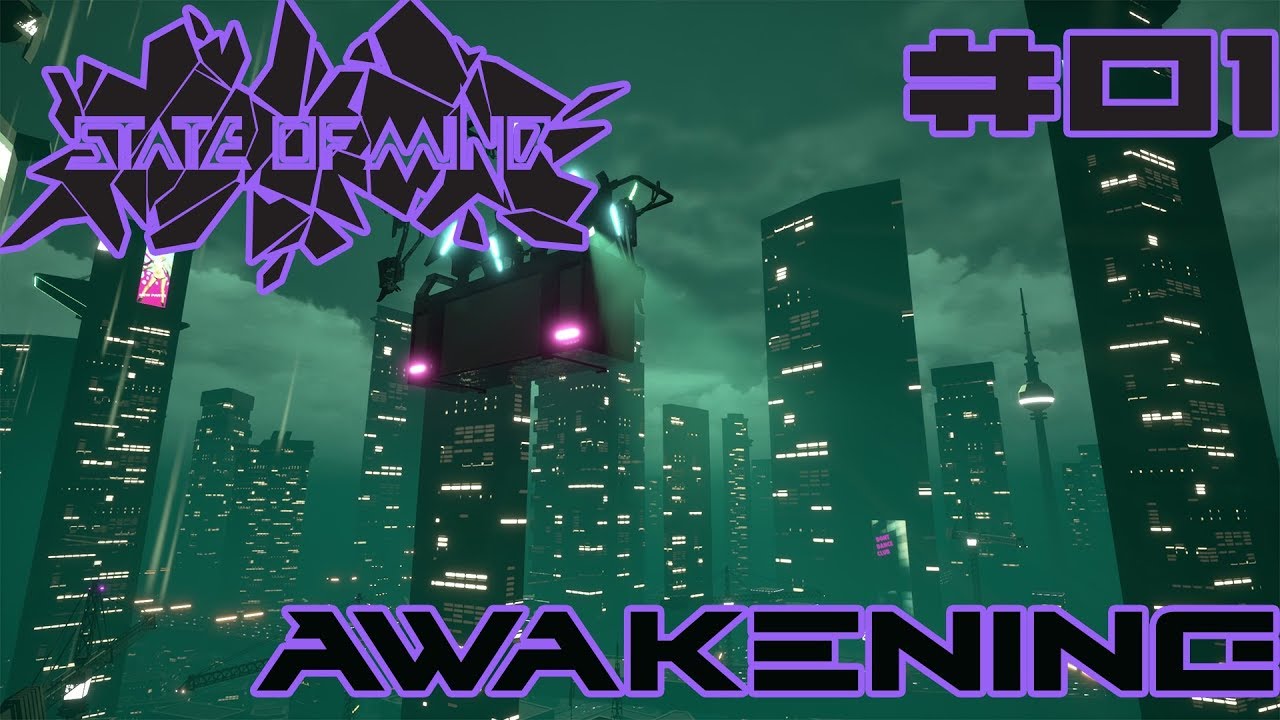 Utopia or Dystopia? | Let's Play State of Mind Gameplay Walkthrough | Cyberpunk Adventure | #01
