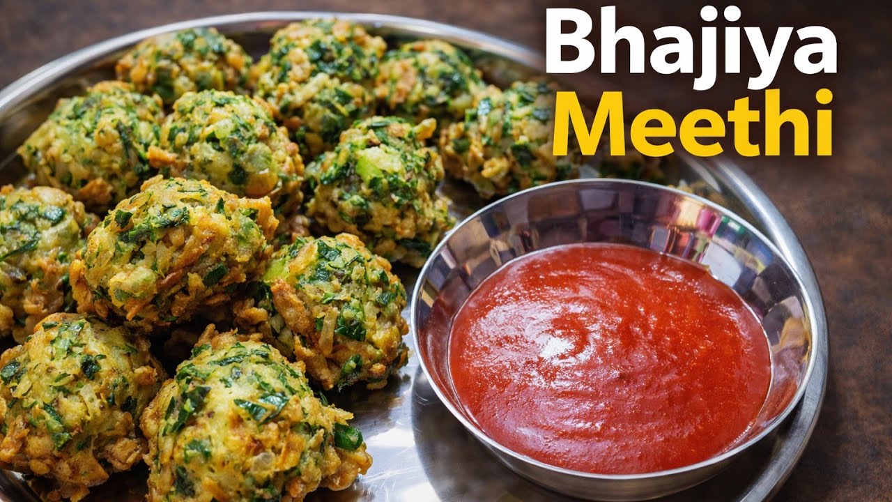 Meethi & Green Onion Bhajiya | Crispy Indian Pakora Recipe | Easy Evening Snack