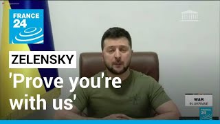 'Prove you're with us': Zelensky calls on French companies to quit Russia • FRANCE 24 English