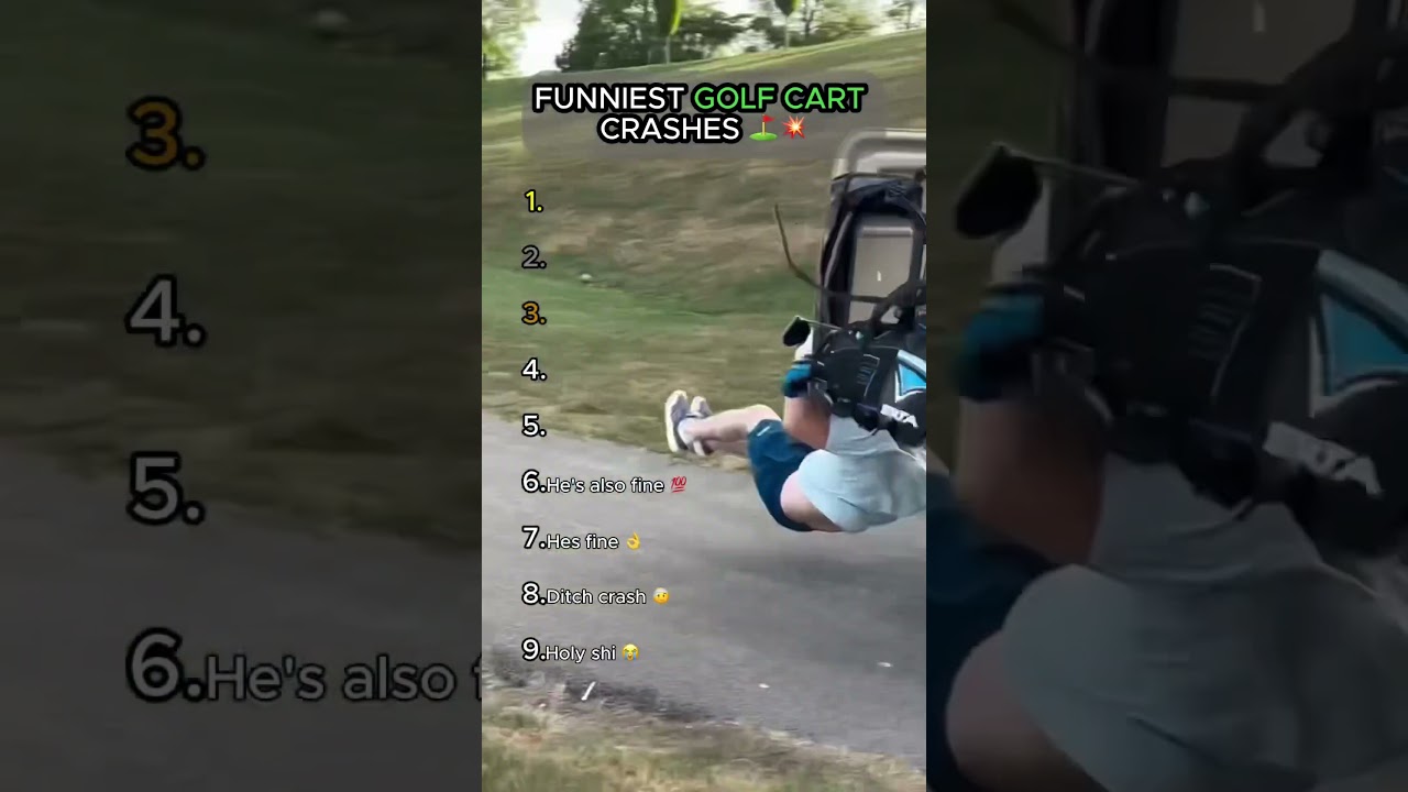 FUNNIEST GOLF CART CRASHES