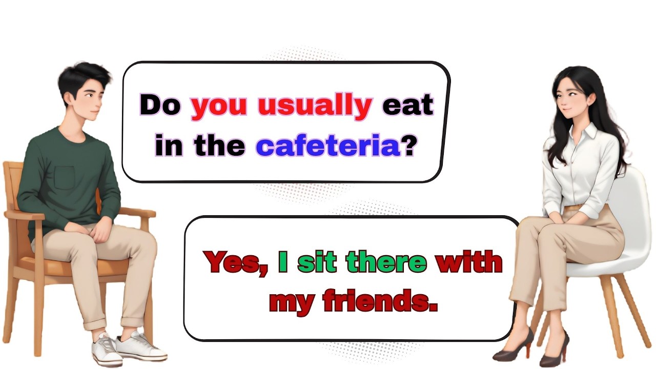 Daily School Life English Conversation Practice