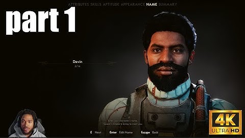 The Outer Worlds 2025 4K Supernova Difficulty | Part 1 — Intro + Character Creation