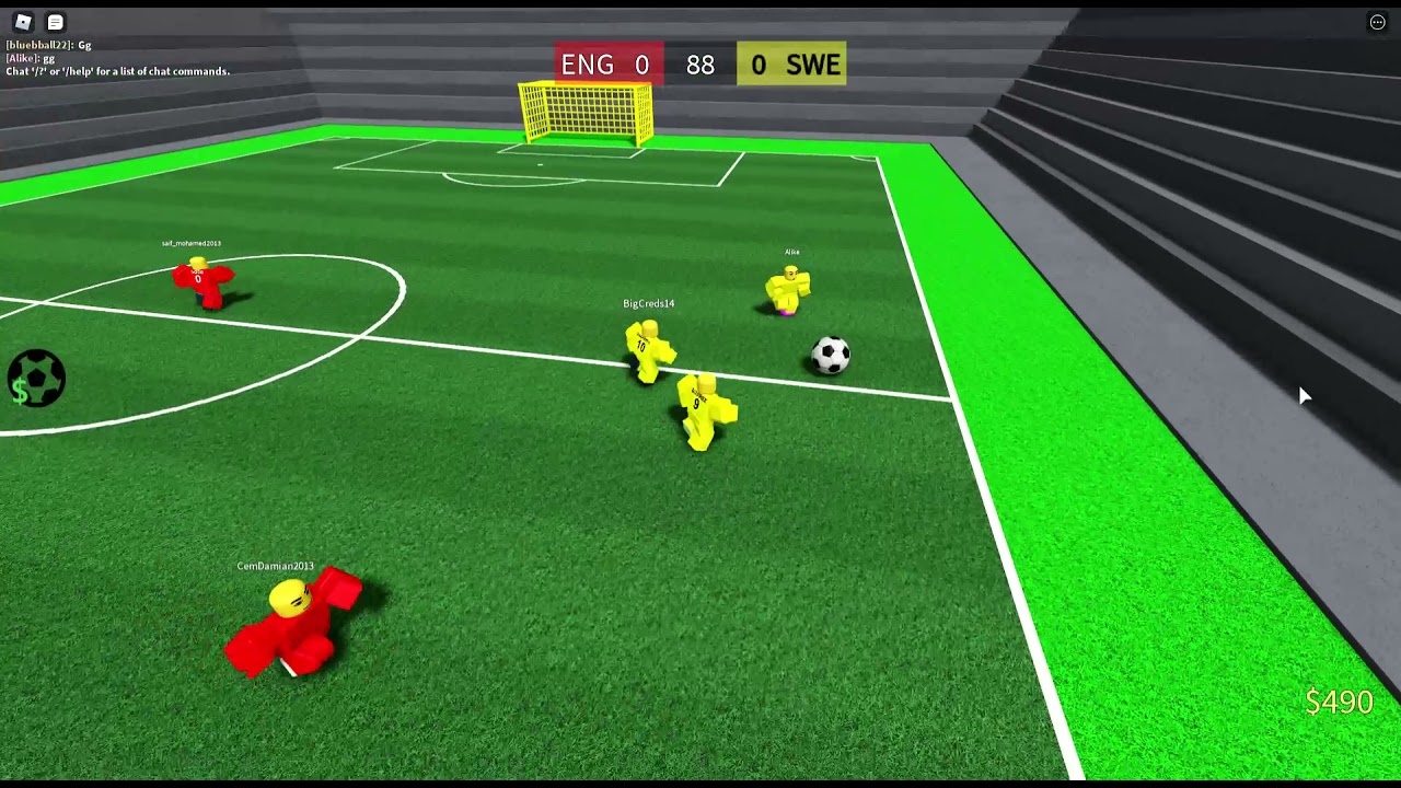 ROBLOX Touch Football Nice saves , nice goals. YouTube