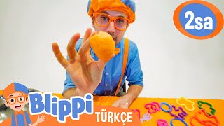Blippi Oyun Hamurları ile Oynuyor - Şekiller ve Heceleme Öğren! | Blippi Türkçe - Eğitici Videolar screenshot 4