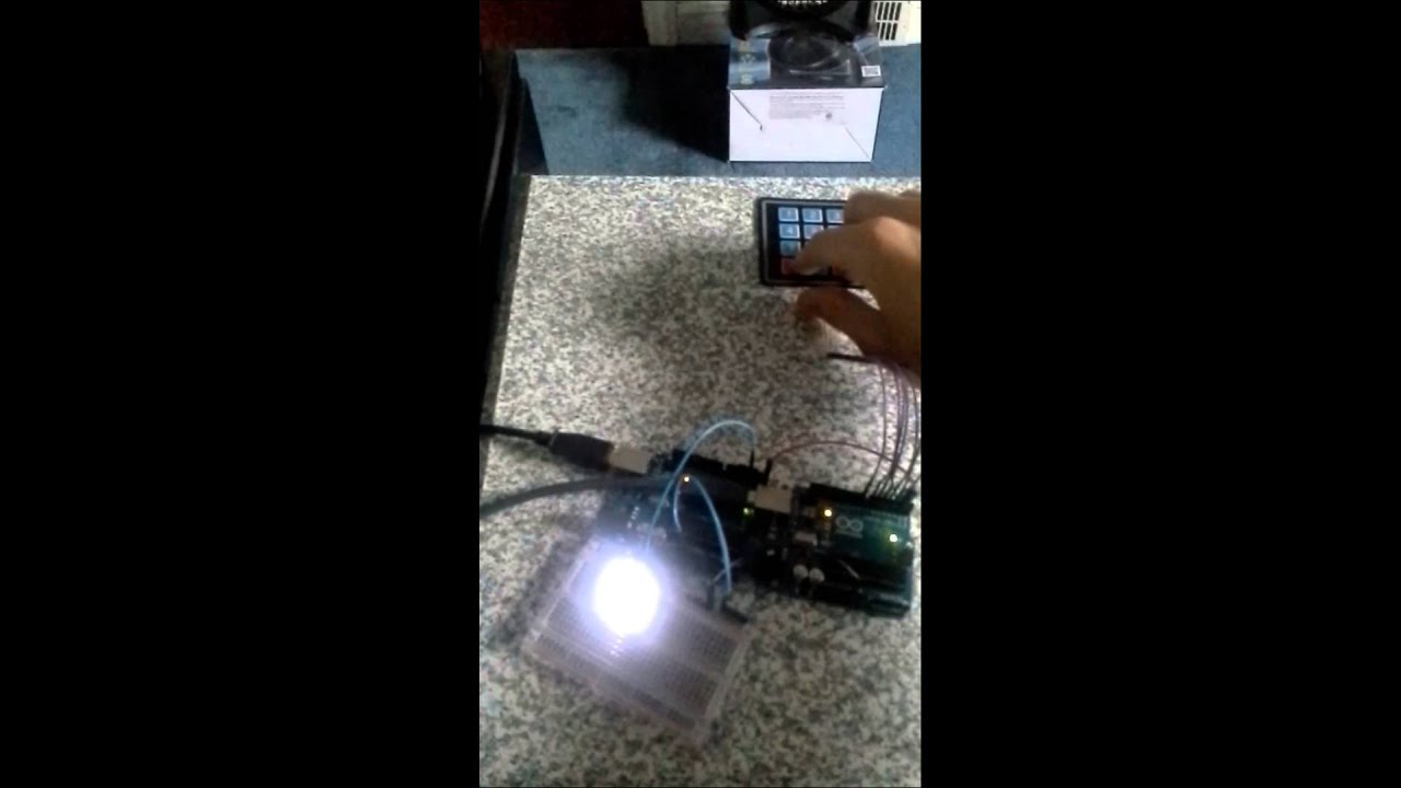 2x Arduino: Keypad Light