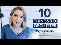 10 THINGS TO DECLUTTER BEFORE 2020 | minimalism & simple living