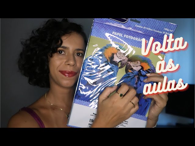 ASMR | Papelaria✏️📖📝 | Volta às aulas | Sons relaxantes para dormir rápido