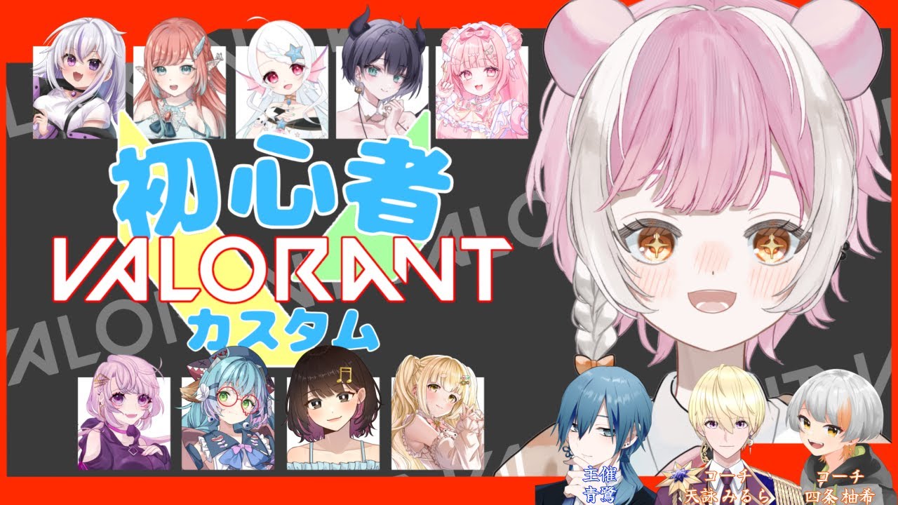 【VALORANT】初心者🔰カスタム！！！