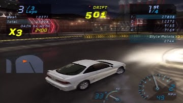 Need for Speed: Underground Gameplay Walkthrough - Acura Integra Type R Drift Test Drive