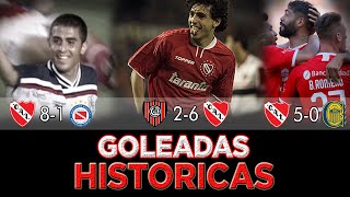 GOLEADAS HISTORICAS DE INDEPENDIENTE