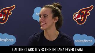 Caitlin Clark Shows Love For Indiana Fever Fans #caitlinclark #indianafever #iowa