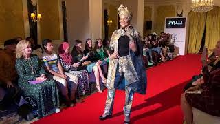 Nkfw London Spring Summer 2021 Show Turban Hijab Tutorial With Neck Coverage Turban & Cape Show