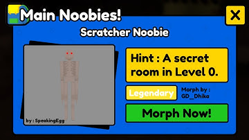 How to get SCRATCHER NOOBIE in Find The Noobies Morphs (Roblox)