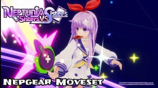 Neptunia Sisters vs Sisters: Nepgear Moveset