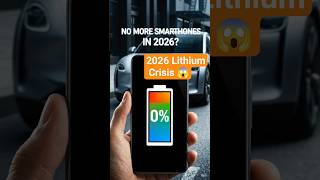 2026 में Smartphones खत्म हो जाएंगे? 😱 Lithium Crisis Explained #shorts #shorts #lithium #smartphone