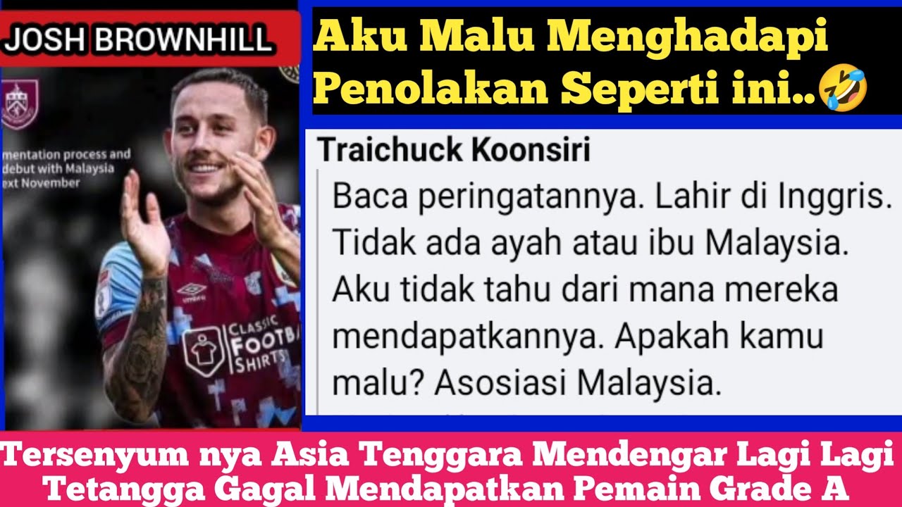 Komentar Fans Asia Tenggara Menanggapi Malaysia Lagi Lagi Gagal Di Perkuat Pemain Grade A