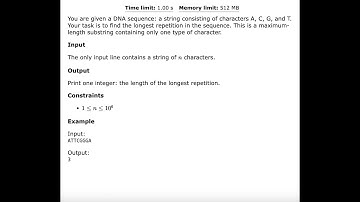 CSES | Introductory Problems | Repetitions