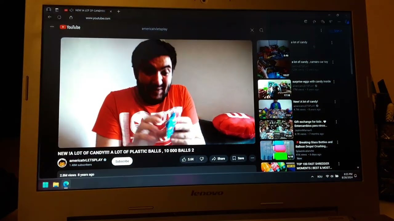 Giddy The Gamer 2010 Reacts #1 New A Lot Of Candy Plastic Balls - Reaction