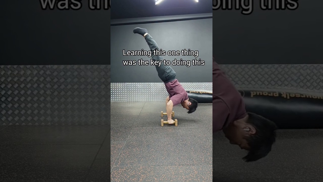 How I learned to press to handstand 2026 #calisthenics