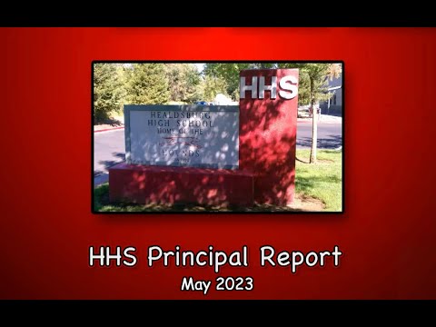 Healdsburg High School Principal's Report - May 2023