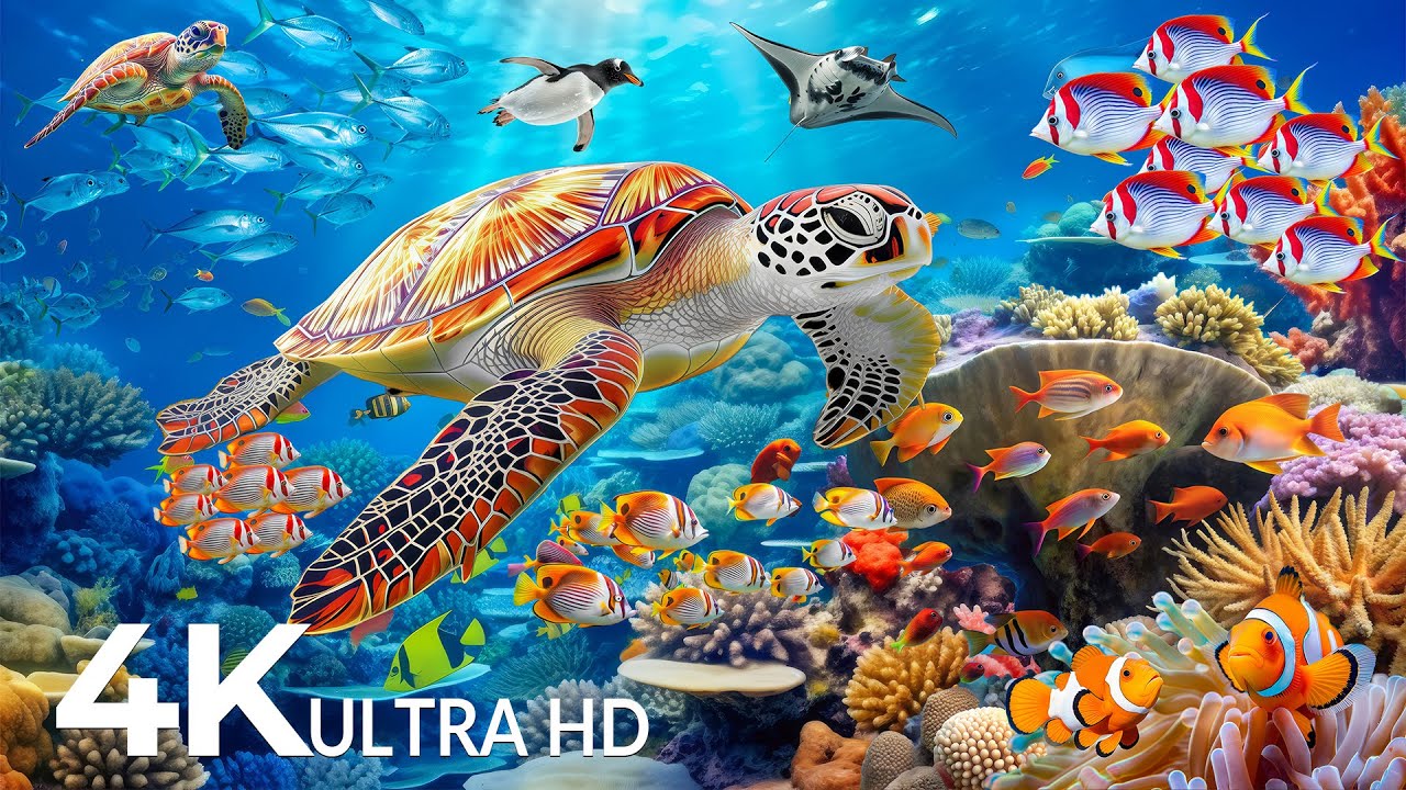 Amazing 4K Ocean Adventure 🐳 Dive Deep and Marvel at Sea Animal in The Best 4K ULTRA HD Aquarium #67