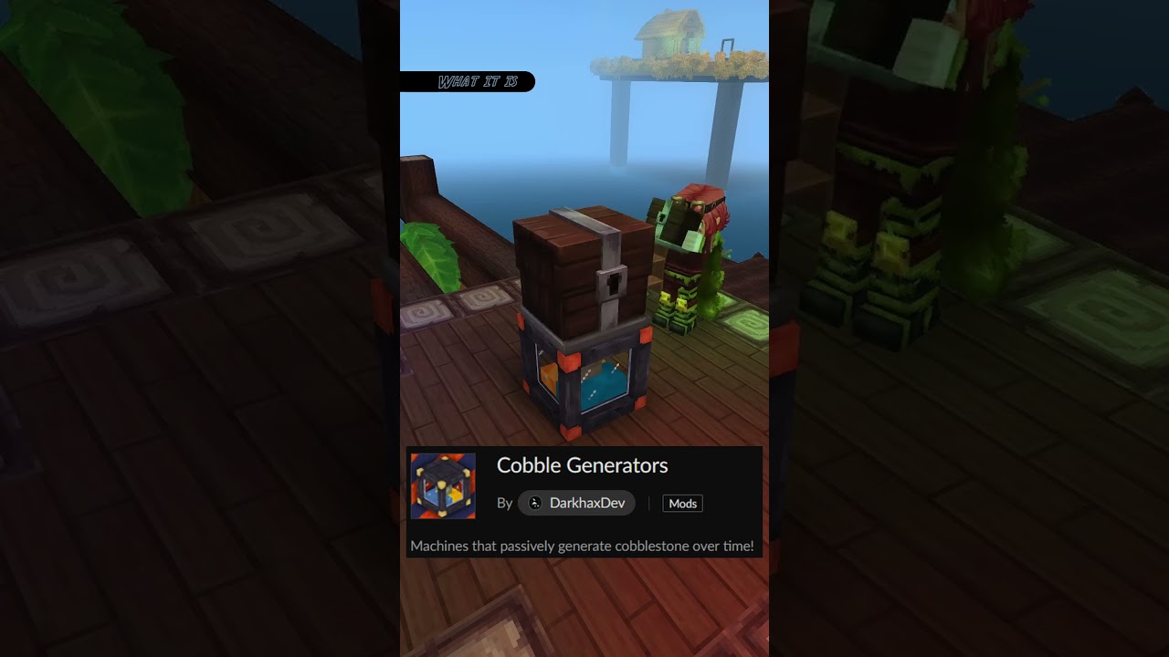 Hytale Mod Showcase: Cobble Generators