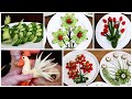 7 Super Salad Decoration Ideas for Hotel & Restaurant Party Garnishing School Competition