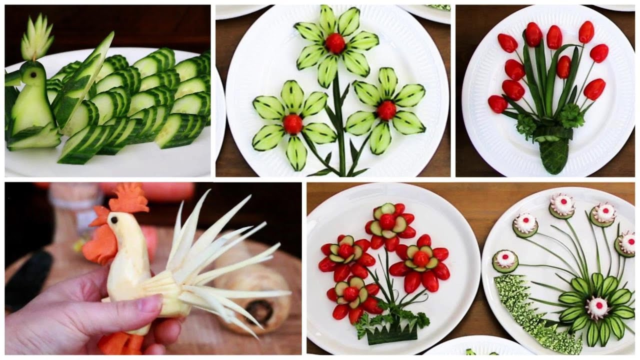 7 Super Salad Decoration Ideas for Hotel & Restaurant Party Garnishing