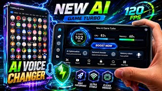 🔥 New AI Voice Changer Install AI Game Turbo App | 120 FPS Boost 😱 Free Fire &amp; Bgmi | Prank Voice ff