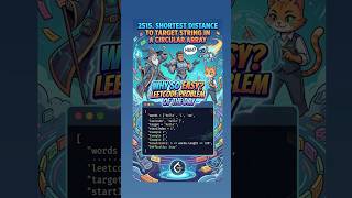 Closest Target in Circular Array with DSA Hack #youtubeshorts #viral  #trending #like #subscribe