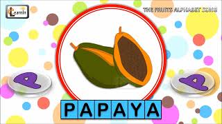The Fruits Alphabet Song Abc Fruit Song Learn Abc With Fruits Elearnin Reupload
