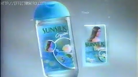 2001 Sunsilk Crystal TVC
