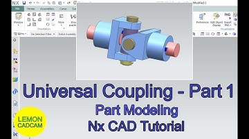 Universal Coupling Part-1, Part modeling, Nx CAD
