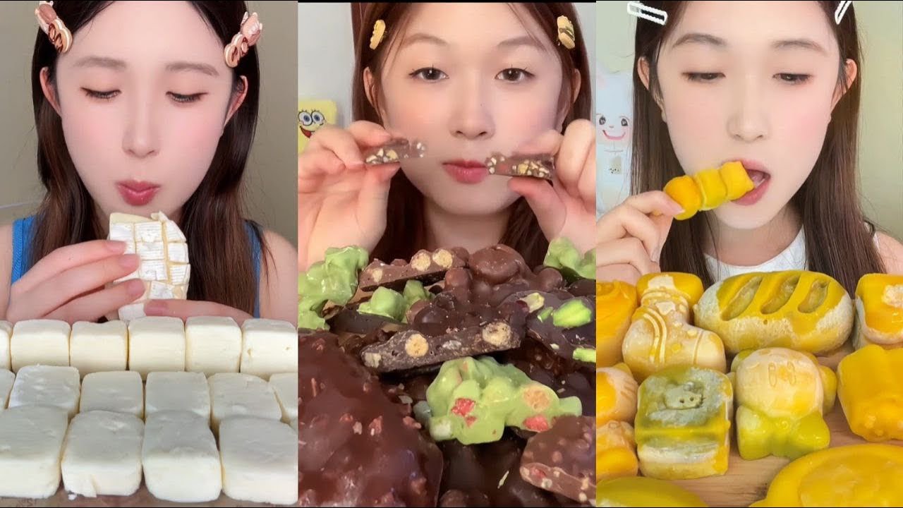 Food eating #004:ASMR videos, mukbang, eat cake 🍰🎂. Meat 🍖, yummy # food #asmr#yummy