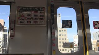 東急1000系 走行音 デハ1219（東洋GTO） 蒲田～五反田 / Tokyu 1000 Series