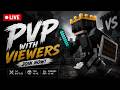 Minecraft PvP LIVE 🔥 Fighting Viewers & Random Players!