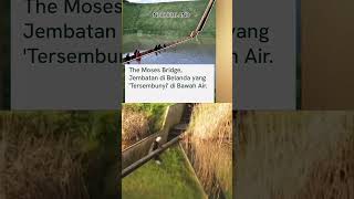 The Moses Bridge Jembatan Musa Adalah Jembatan Unik Yang Terletak Di Fort De Roovere, Belanda