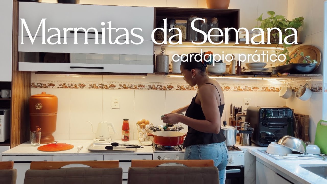 Marmitas da Semana & Preparações CONGELADAS, cardápio prático.