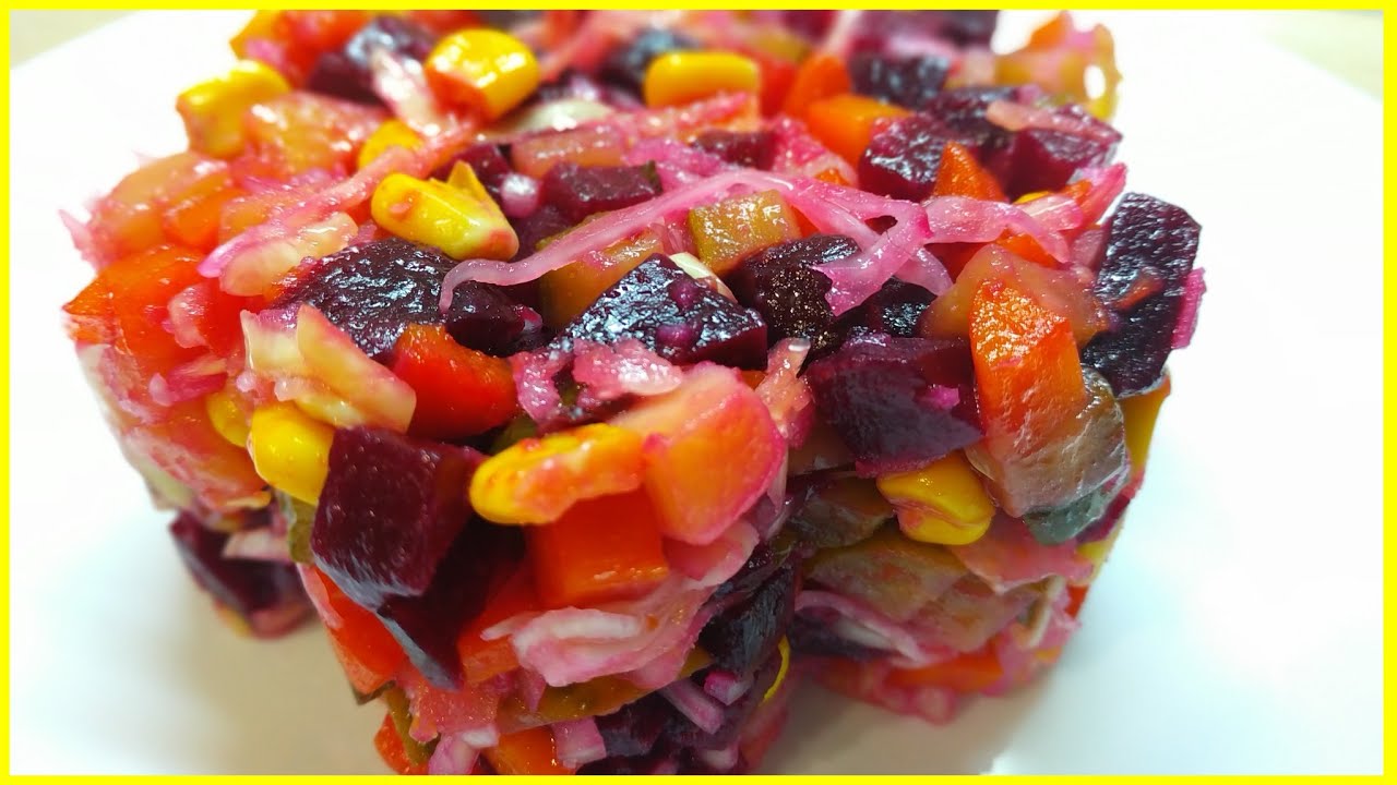 Салат "Винегрет" классический//Очень полезный и вкусный салат//Classic ...