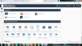 how to wordpress install just 2 minutes -12HostHub