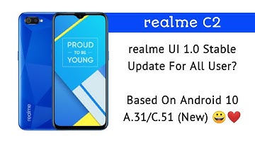 realme C2 realme UI Stable Update Rollout Start | realme C2 Android 10 Stable Update Rollout Start 🥳