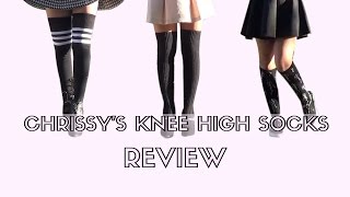 Chrissy's Knee High Socks Review! | My Petite PenGal