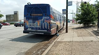 Pace Bus 2016 ElDorado National Axess BRT 6524 On Rt 379 Midway-Orland Park
