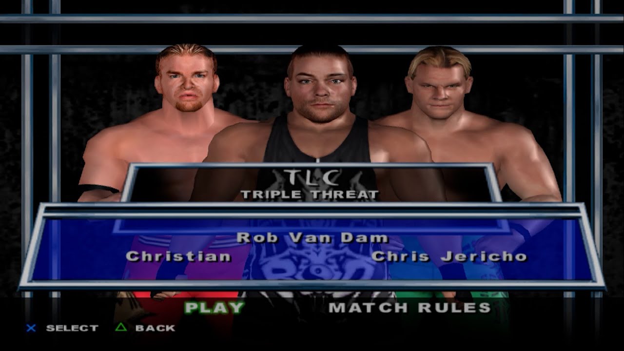 WWE SmackDown! Here Comes the Pain - RVD VS Christian VS Chris Jericho ...
